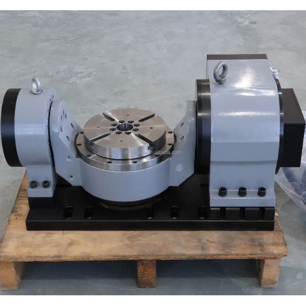 High-precision five-axis turntable installation view