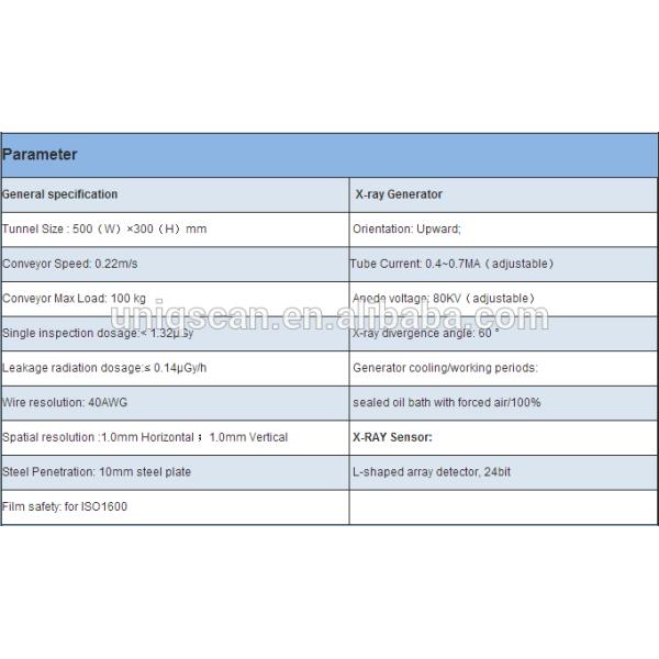 Airport Security Baggage Scanner , Baggage Scanning Machine 500 * 300mm