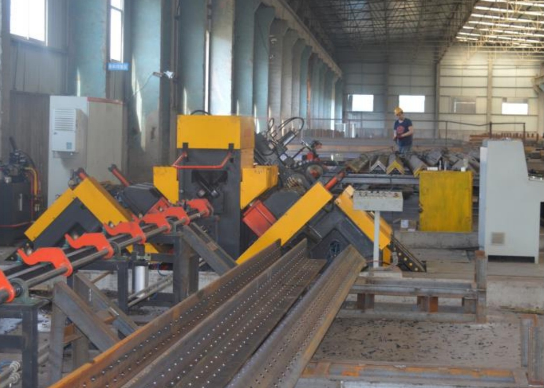 Intelligent CNC Angle Drilling And Marking Machine With NC Programming