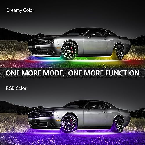 Remote Control Dream Color Chasing LED Car Kit with Rubber Bottom and Dimmable Lights