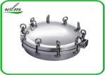 Metal Stainless Steel Manhole Cover / Tank Manhole Cover For Pressure Vessel