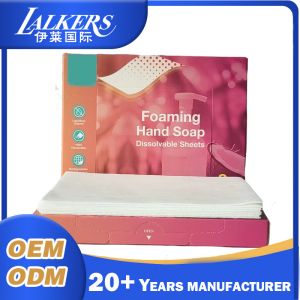 Buy cheap Disposable Paper Hand Soap Sheets Customized Space Saving Lightweight product