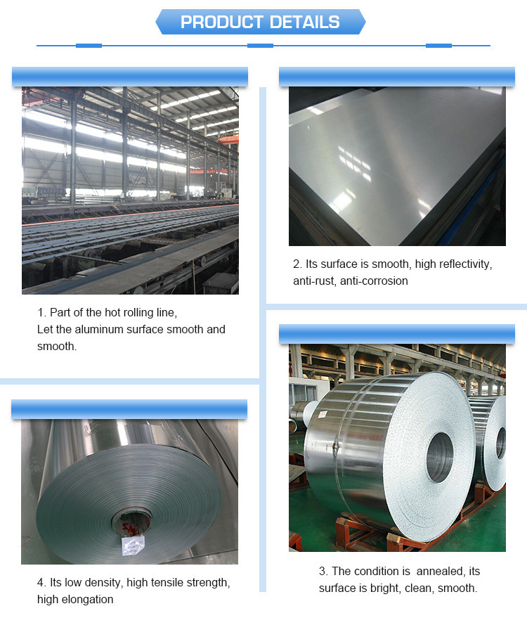 3003 H14 Alloy Aluminum Coil Roll Polished 0.2mm 0.7mm Thickness 5052 H32 1mm