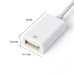 IPad IPod Touch Iphone Adapter Cable , Lightning To USB Camera Adapter Cable
