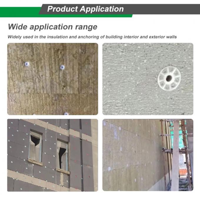 Durable Plastic Insulation Nails For Exterior Wall For Enhanced Building Structure