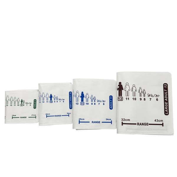 Adult 11 Disposable Nibp Cuff Compatible Welch Allyn 25-34cm Single Or Double Tube