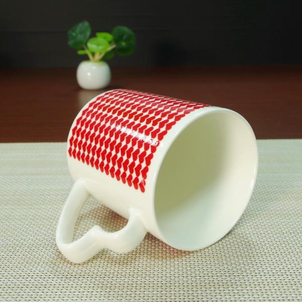 Unique Square 300 Ml Eco Friendly Mugs With Spoon / Lid , Height: 9.5cm