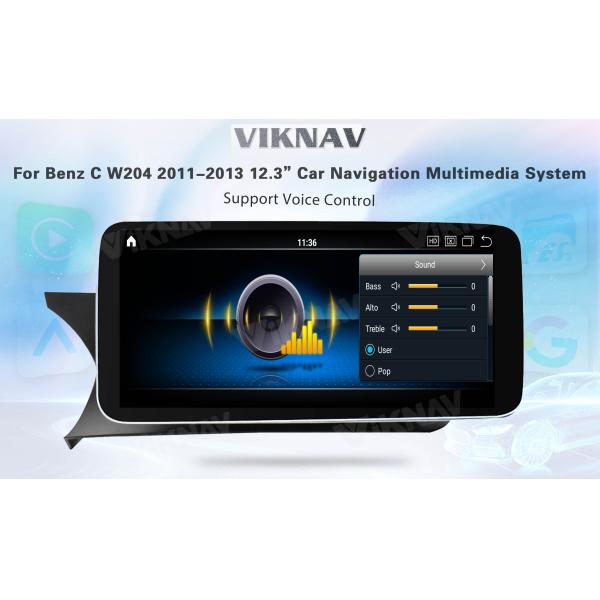 Viknav Android Car Radio For Mercedes Benz C Class W204 2011-2013 LHD RHD Car 12.3 Inch Player GPS Navigation Car NTG4.5