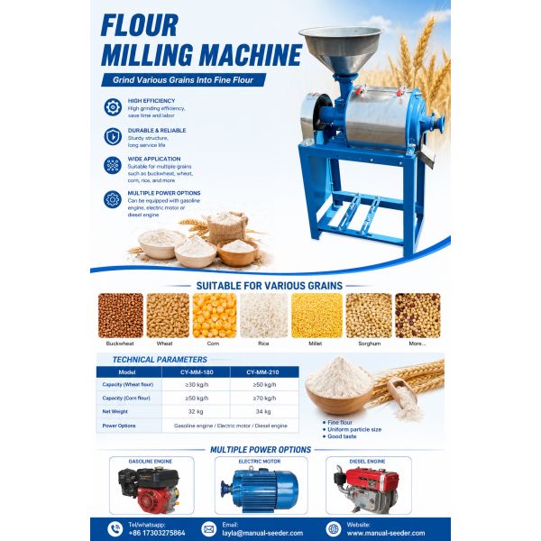 agricultural Iron Flour Processing Machine Commercial Grain Grinder Machine