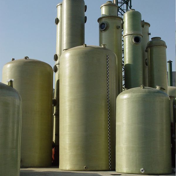 Side Mounted Agitators Vertical FRP Tank 1000 liters Integrated Mixing and Reaction Systems