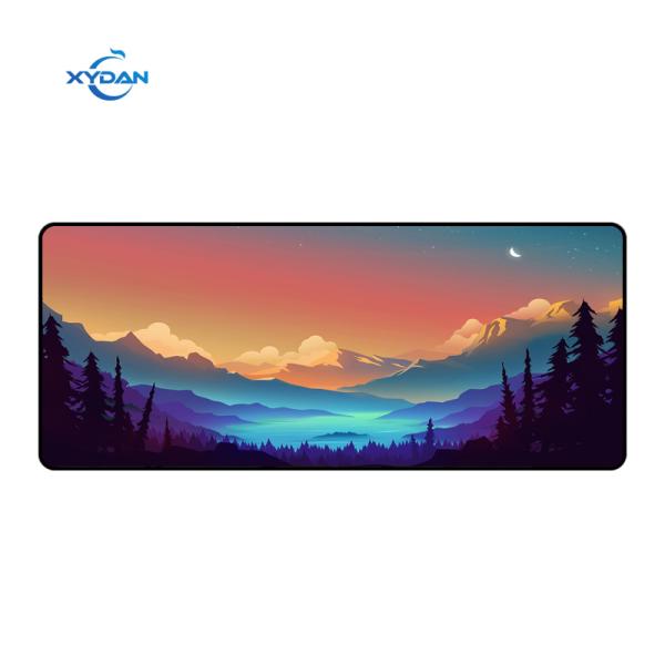 XYDAN Custom Logo Rubber Sheet Material Computer Keyboard 40x90 Mousepads Rubber Gaming Mouse Pad