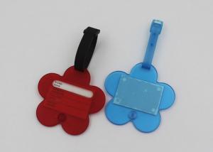 Buy cheap Eco - Friendly Flower Shape Baggage Identification Tag / Soft PVC Luggage Tag product