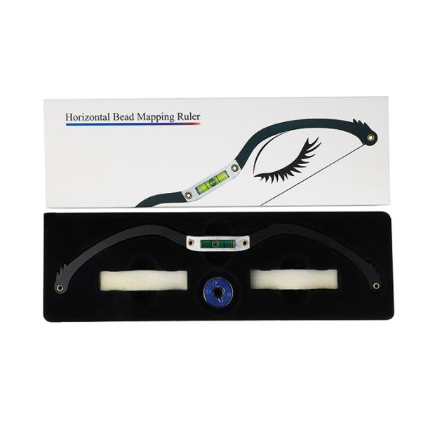 Alloy Horizontal Bead Mapping Ruler Line Mark Ruler Positioning With String And Cotton
