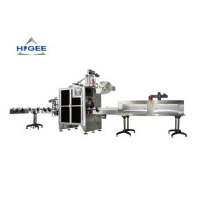 Glass Bottle Shrink Sleeve Applicator Machine , Ss 304 Sleeve Labeling Machine
