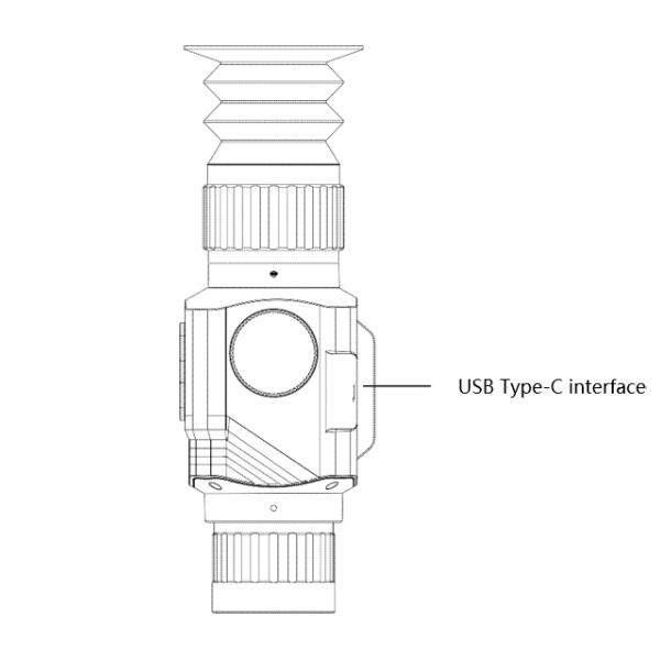 AM3835 50Hz 35mm FPA Thermal Image Vision Monocular