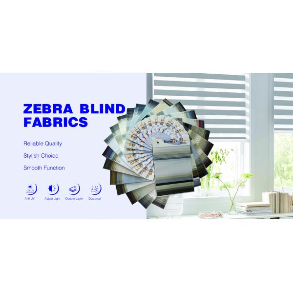 New Latest Colorful Plain Blackout Roller Shades Zebra Blinds Fabrics