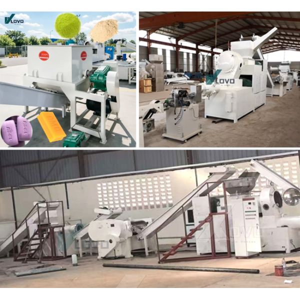 Laundry Bar Soap Making Machine Bar Soap Production Line Automatic Soap Cutting Machine Plodder