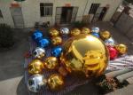 Stage Customized Advertising Fireproof Inflatable Mirror Ball For Christmas