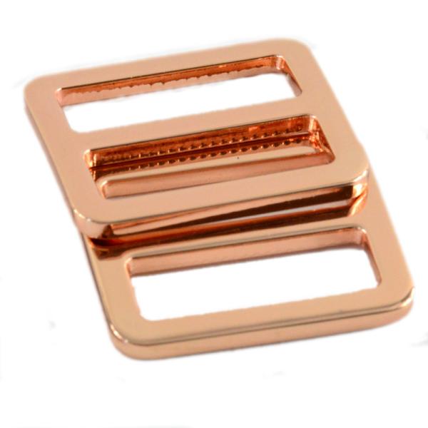 Zinc Alloy Tri Glide Slider 20mm 25mm Metal Buckle for Square Pet Collar Customization