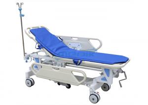 Buy cheap Single Crank Mechanical Patient Trolley, Manual Patient Transfer Stretcher product