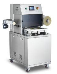 Seafood Tilapia Skin Vacuum Packing Machine with Tray and Vacuum Suction