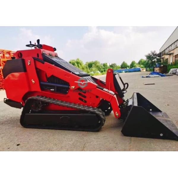 350kg Mini Tracked Skid Steer Loader LY850 Kubota engine with Mulcher