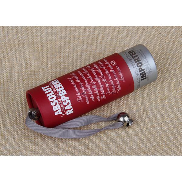 Custom printed cardboard round packaging box with rope handle
