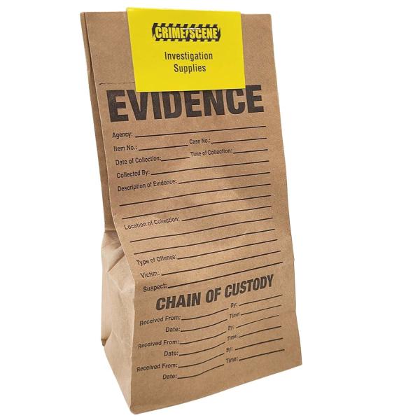 Crime Scene Red Evidence Box Sealing Tape Evidence Box Sealing Tape Packaged In An Evidence Bag