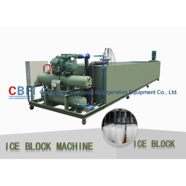 CBFI Stainless Steel Ice Block Maker 10 Ton / Day Industrial Ice Block Making Machine