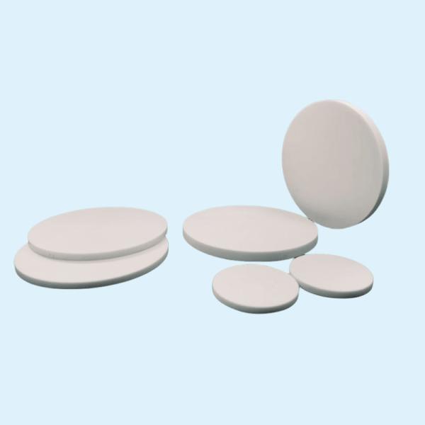 High Thermal Conductivity white or light yellow Alumina Crucibles for sintering With Round Or Square Shape