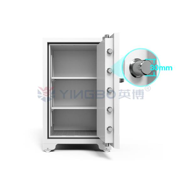 Adjustable Shelves Fireproof Safe Box Solid Steel Latches Secure Valuables Documents