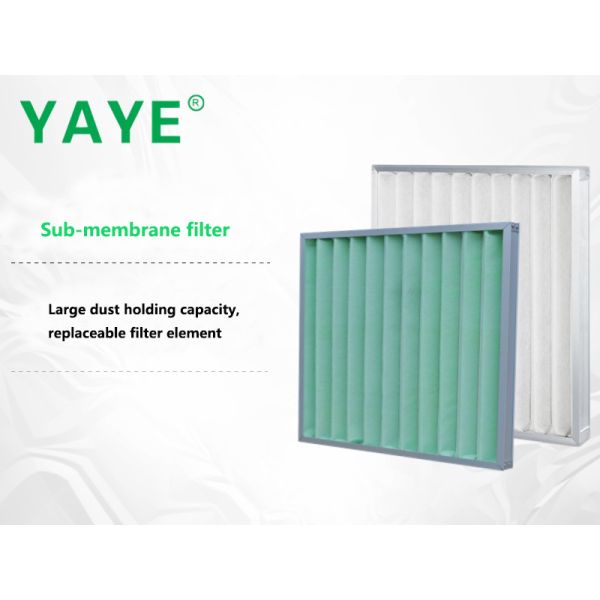 The Primary-Efficiency Sub-Frame Filter Features A Stable Structure, Easy Reusability, And Low Wind Resistance.