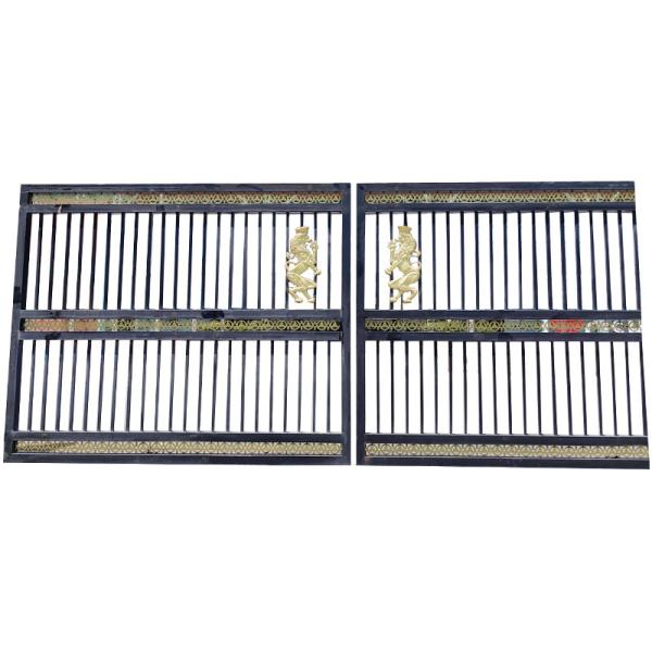 Modern Style Iron Main Gate Designs Steel Picket Fence Gate