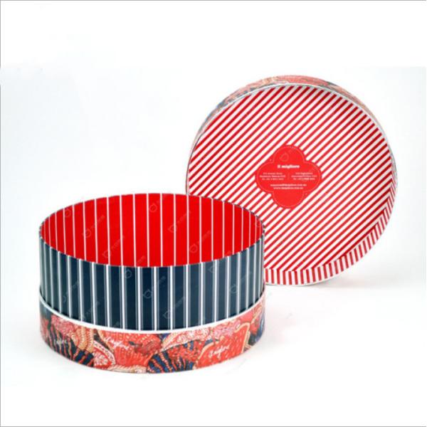Luxury Custom Logo Round Gift Flower Box with double-layer rotating