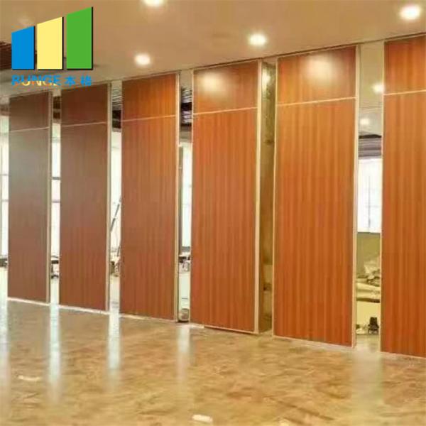65mm Sliding Partition Walls Interior Divider Movable Room Partition For Restaurant
