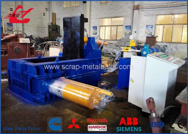 Powerful Force Push Out Hydraulic Scrap Tyre Wire Steel Baler Machine Full Automatic Control