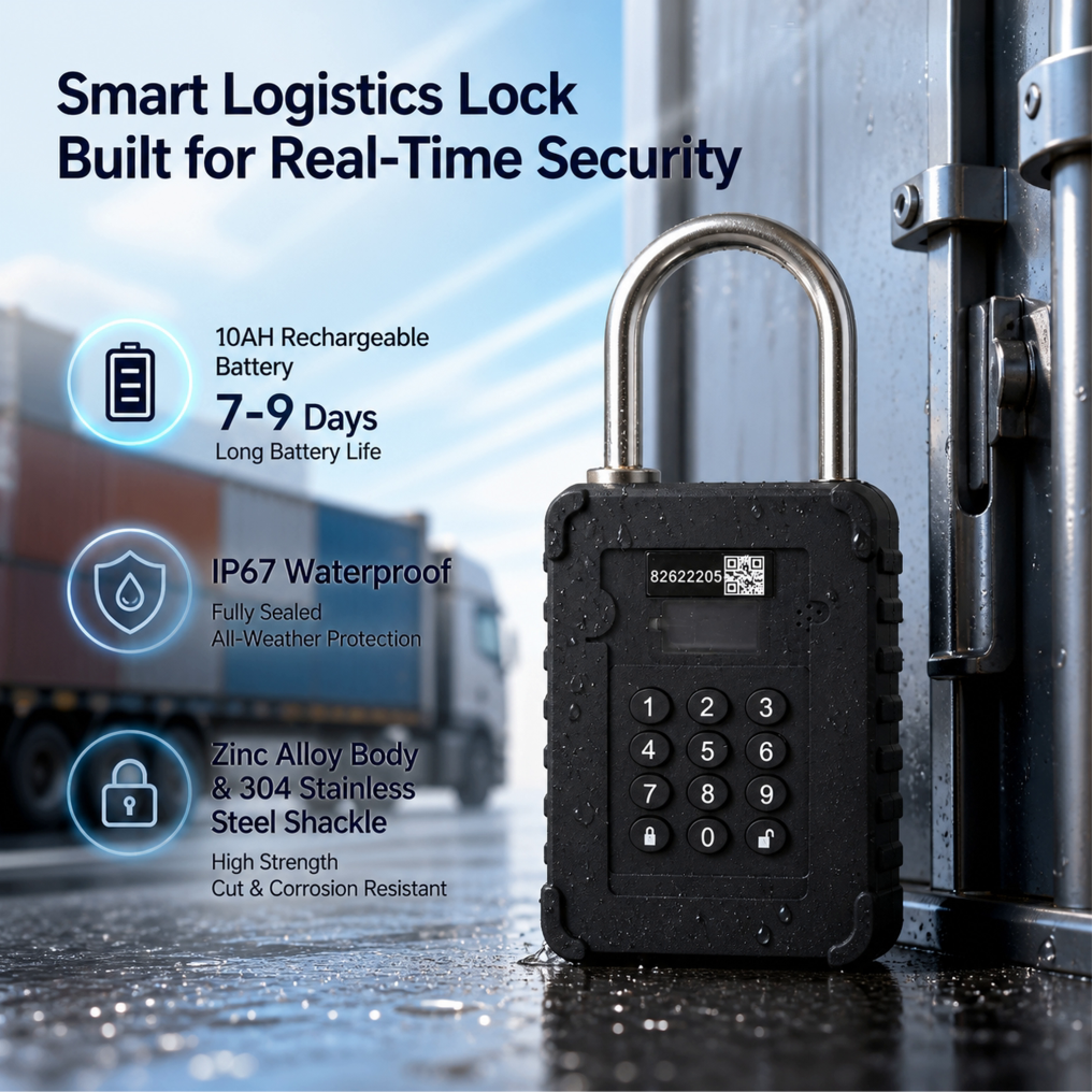 VK08 4G Smart Logistics Electronic Lock