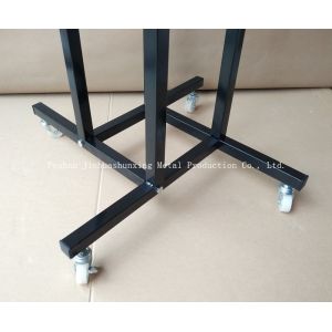 Customized Logo Width 600mm Height 1720mm Clothing Organizer Rack