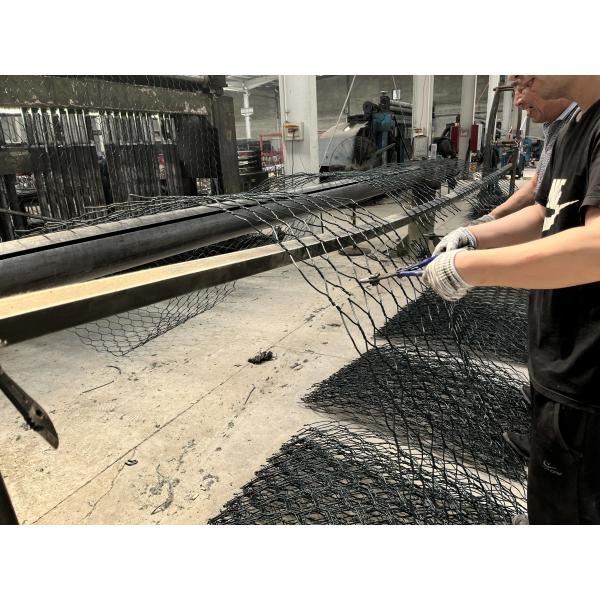 Pvc 6x8cm Galvanized Gabion Boxes 3.2mm Wire Diameter