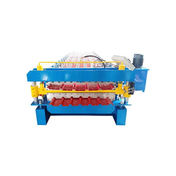 Glazed Tile Roof Panel Iron Fiber 20m/Min Sheet Roll Forming Machine