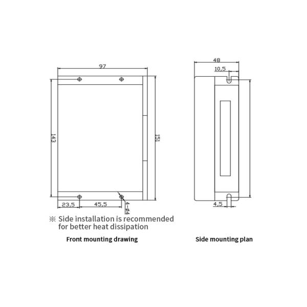 Two Phase Stepper Motor Driver 220V DMA860H DM860H For Engraving Machines