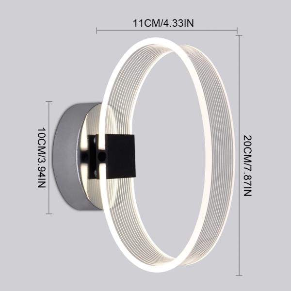 LED Indoor Wall Lamps 220V 6W Warm Night Lighting For Bedroom Hallway Aisle Bathroom Sconces Light (WH-OR-87)