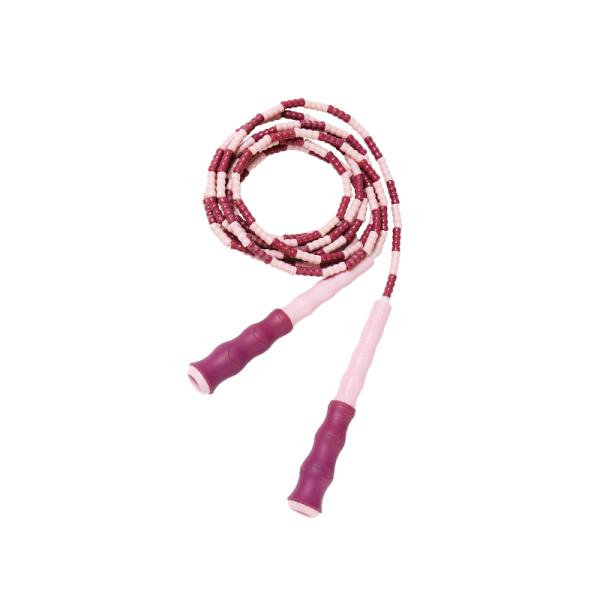 Workout Skipping Plastic Beads Beaded Jump Rope Adjustable