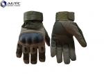 Full Finger Tactical Winter Gloves , Military Combat Gloves Washable Easy