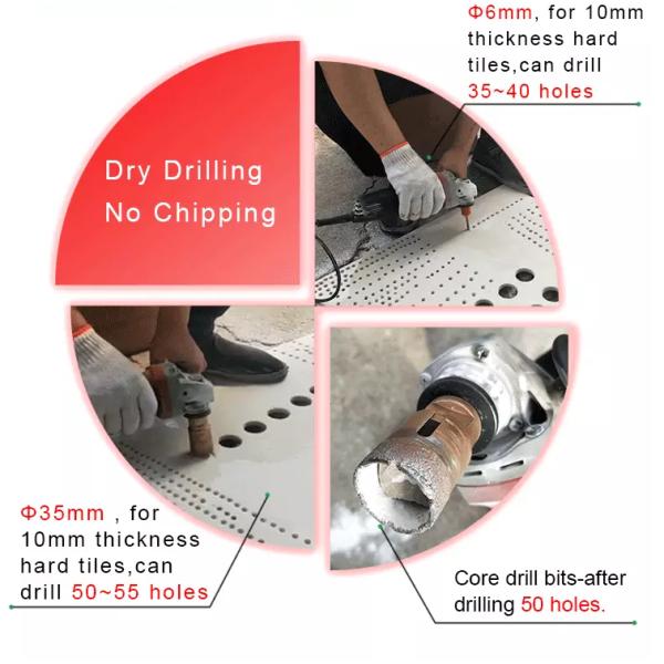 Ceramic Tile M14 25mm Diamond Core Drill Bits