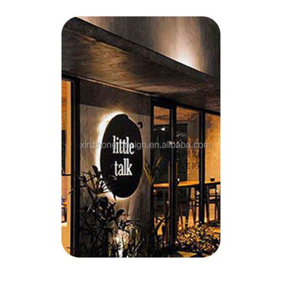 Commercial Service Equipment Indoor Decor Gold Letters Signs Light Box Store Led Letters Light Box