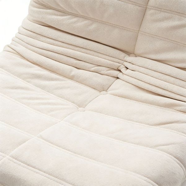 High Quality Compressed Sofa Corduroy Fabric Single Sofa Segmented Lounge Chair for Bedrooms