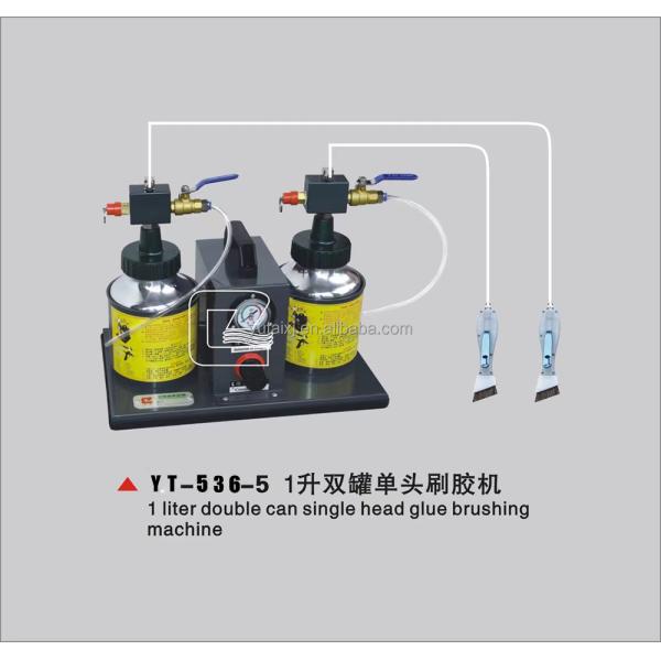 Semi Automatic Pneumatic Gluing Machine For Shoes Leather Paper Goods