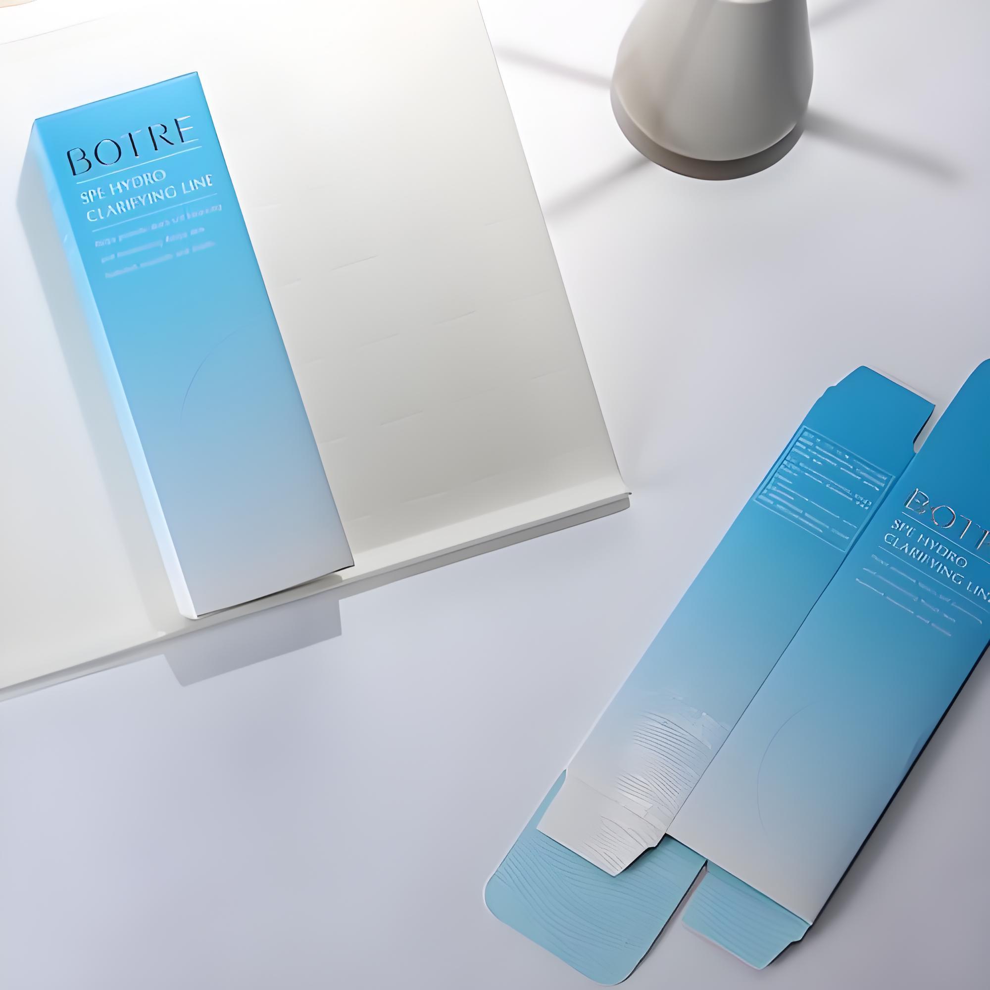 Premium Custom Skincare Packaging Boxes | High-End Gradient Paper Boxes For Serums & Creams With Spot UV