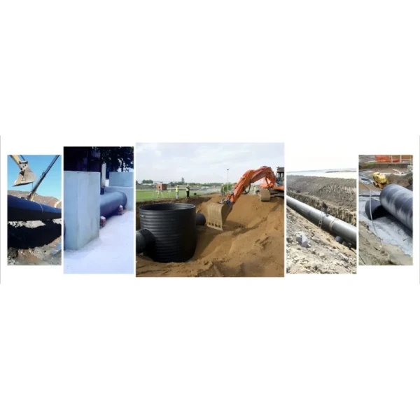 HDPE Spiral Wound Pipe Making Machine for Krah Pipes